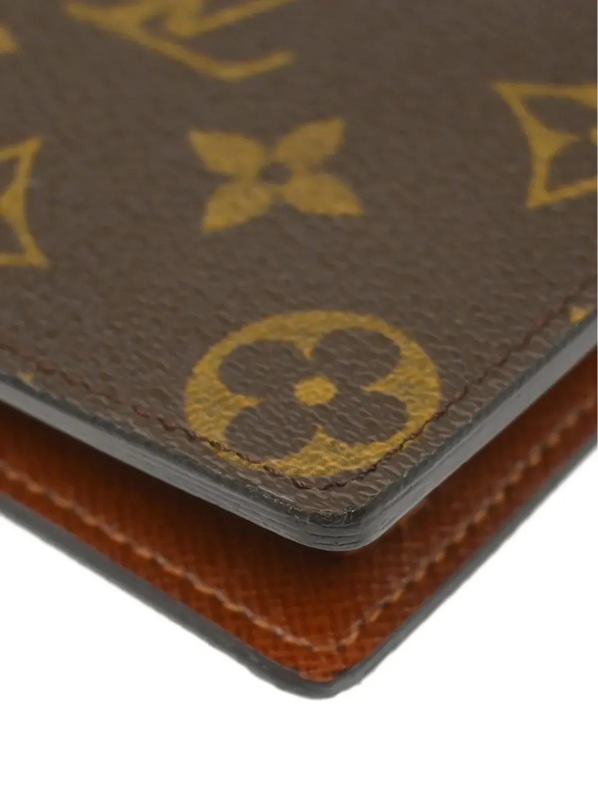 Louis Vuitton ビンテージ モノグラム・キャンバス 二つ折り財布 ブラウン - 画像4