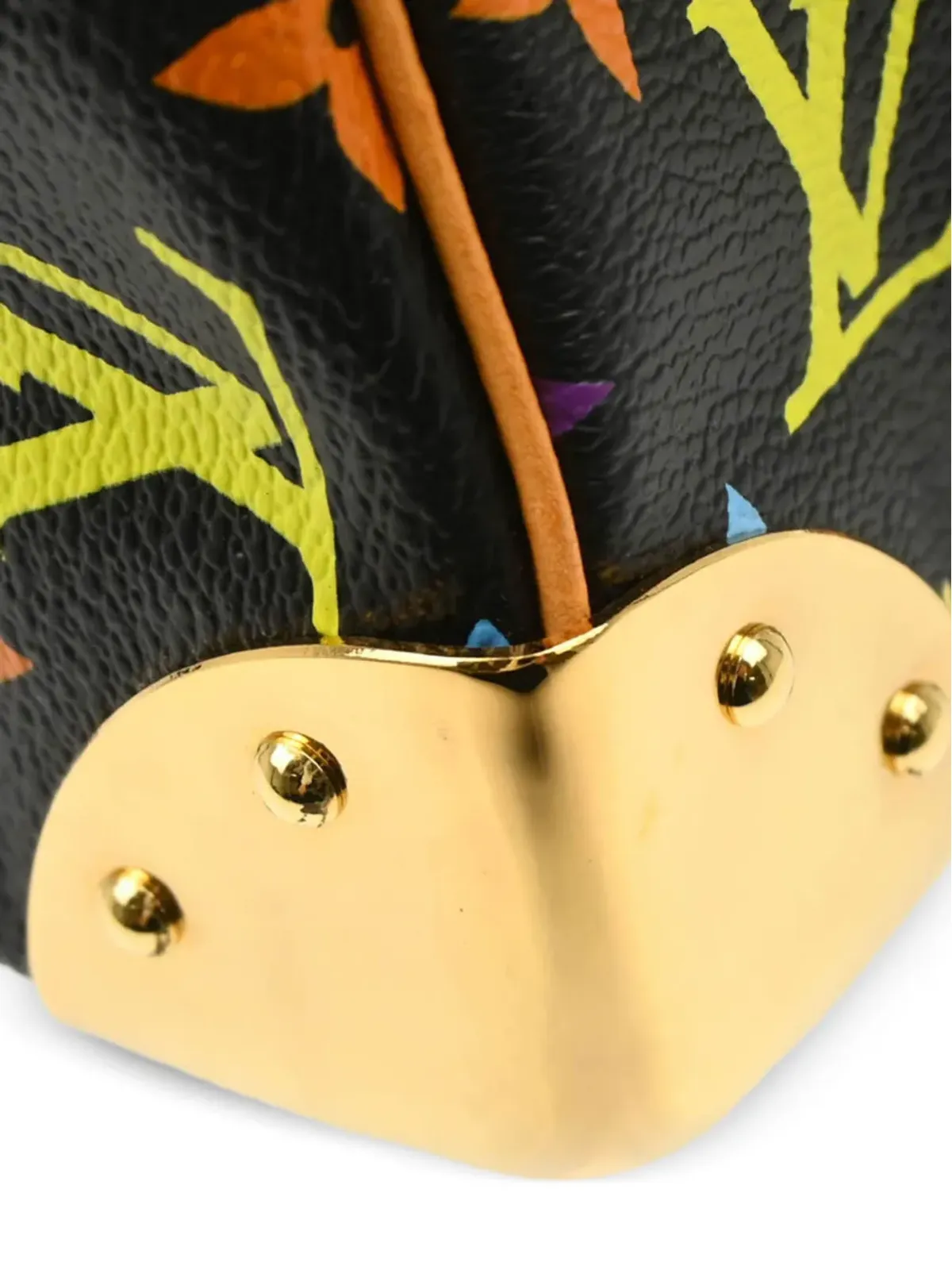 ビンテージ Louis Vuitton x Takashi Murakami 2003 Speedy 30 ハンドバッグ - ブラック - 画像5