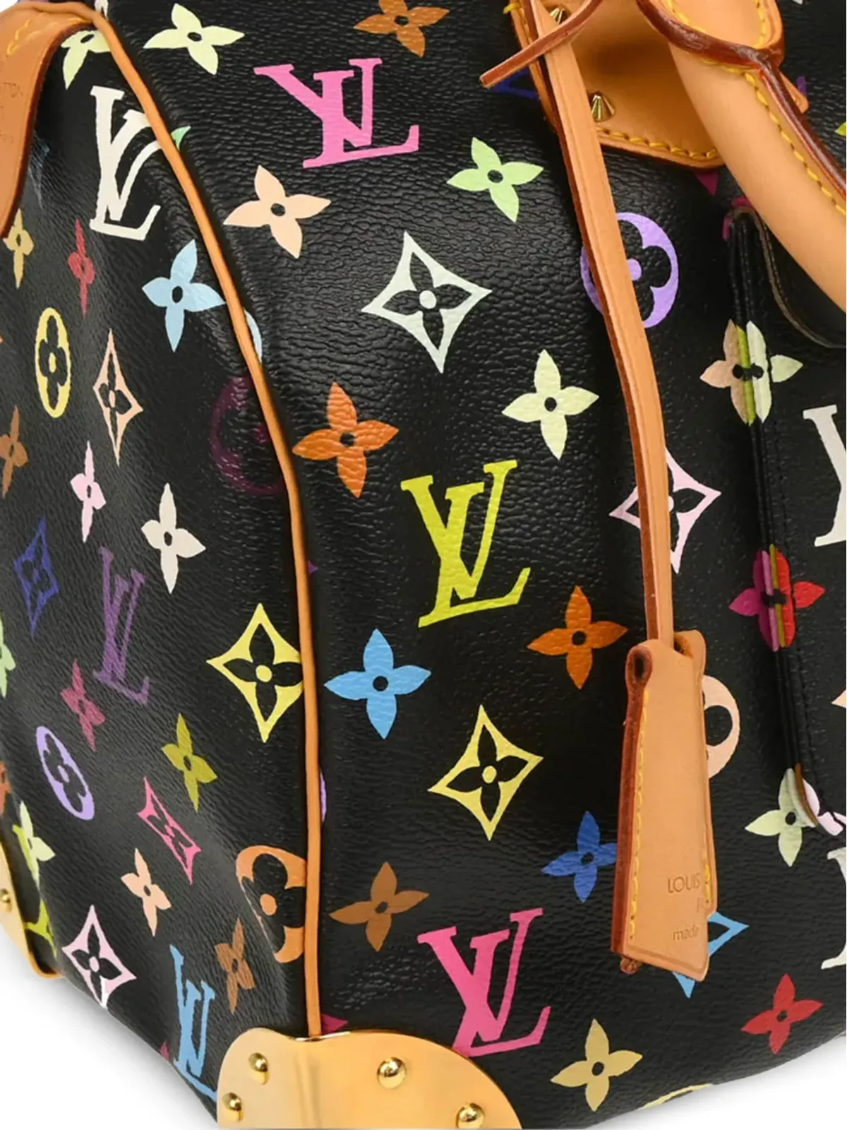 ビンテージ Louis Vuitton x Takashi Murakami 2003 Speedy 30 ハンドバッグ - ブラック - 画像3