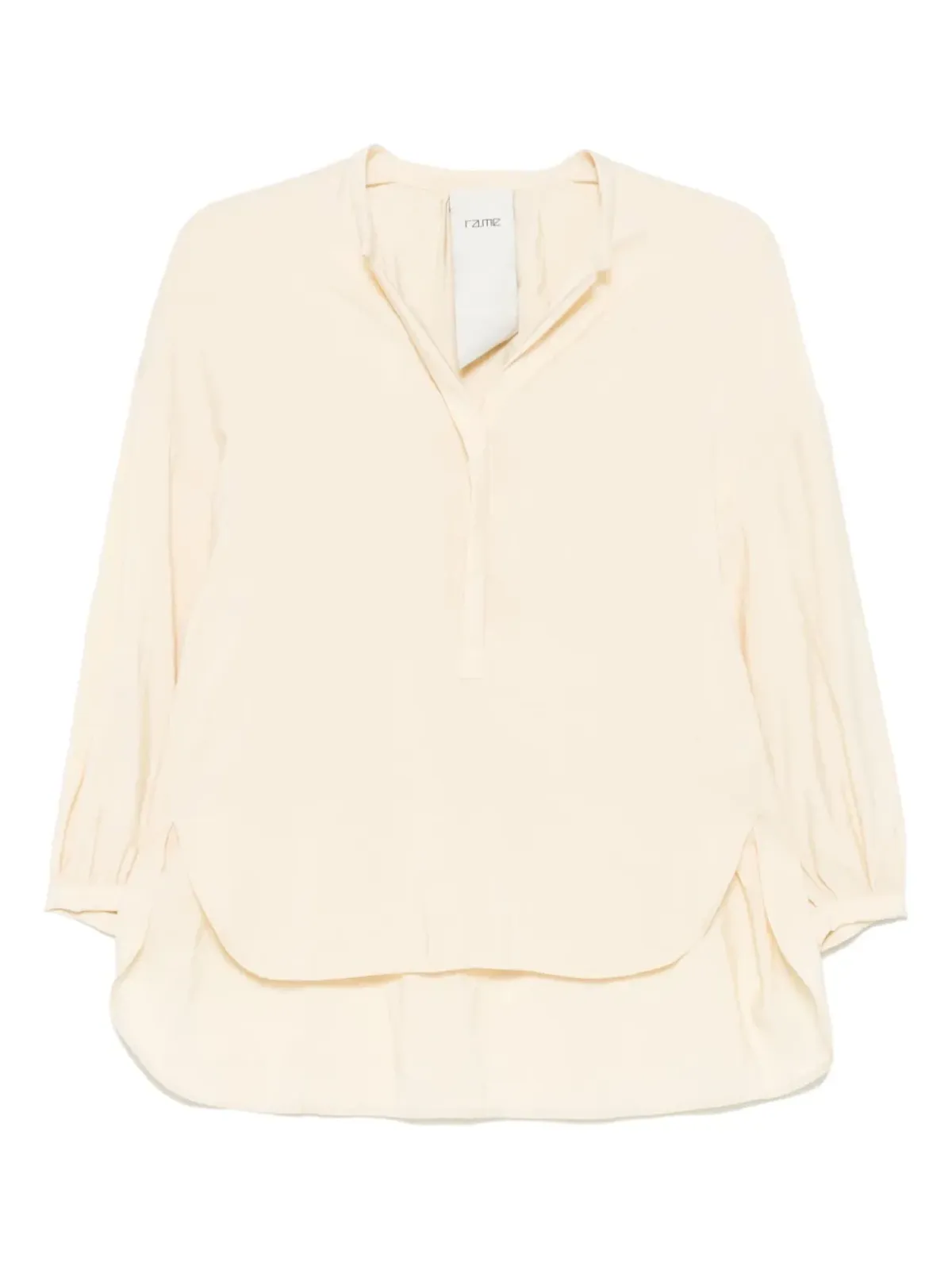 RAME satin blouse - Neutrals - 画像1
