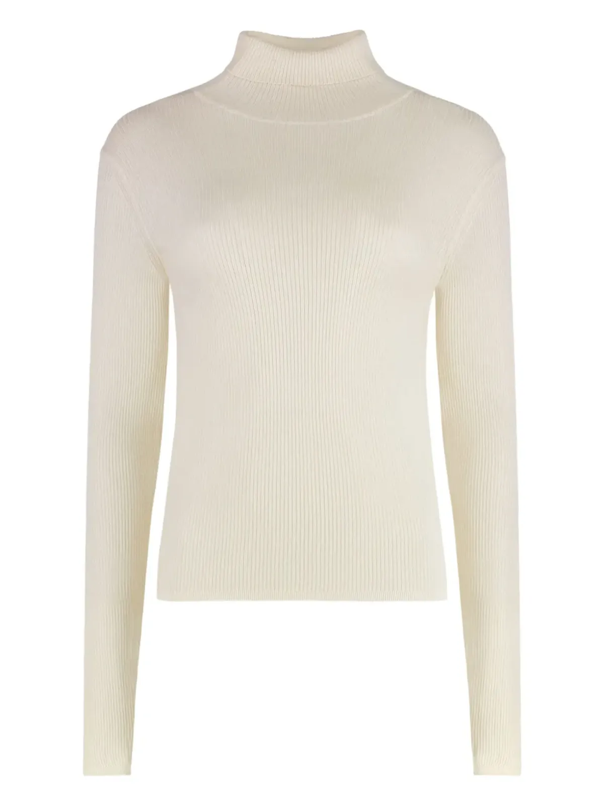 SABLYN ribbed turtleneck sweater - Neutrals - 画像1