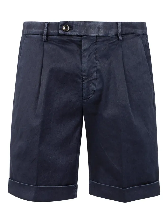 michael coal Michael Coal プリーツ入りカフドショーツの商品画像