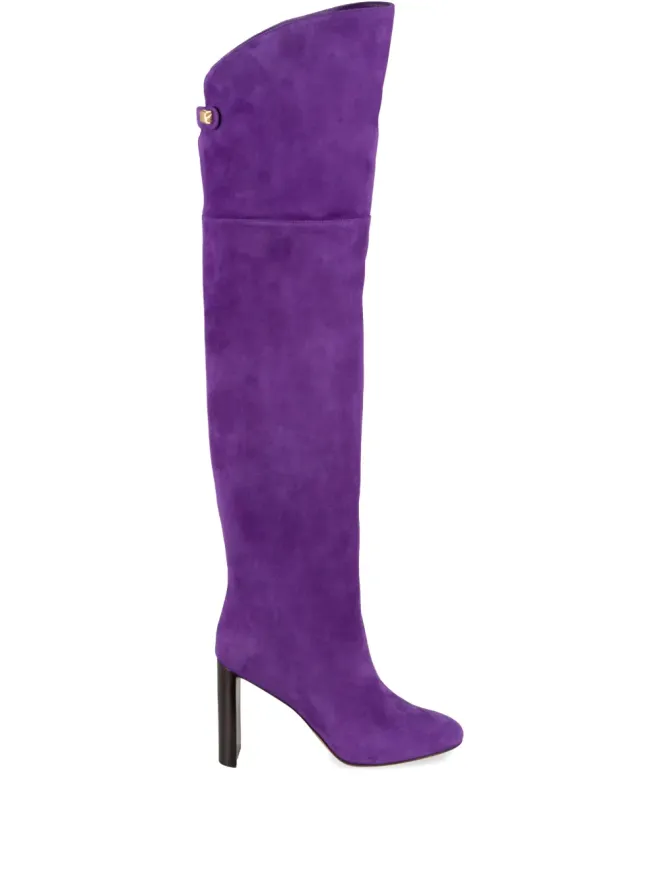 Maison Skorpios Maison Skorpios マリリン オーバー・ザ・ニーブーツ - Purpleの商品画像