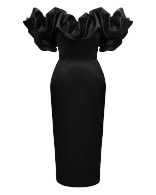 POST MERIDIEM メレンゲ ミディドレス - サムネイル1