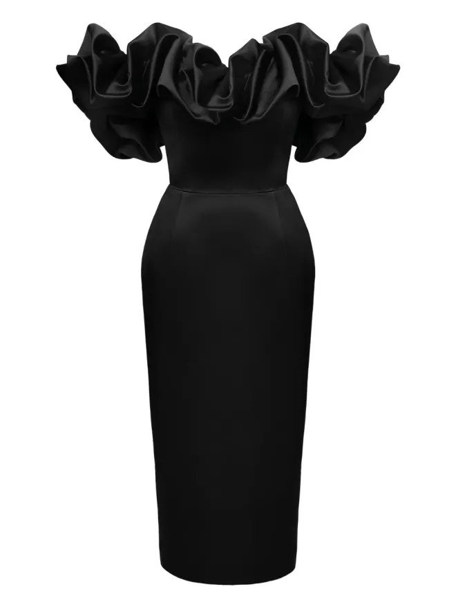 POST MERIDIEM POST MERIDIEM メレンゲ ミディドレスの商品画像