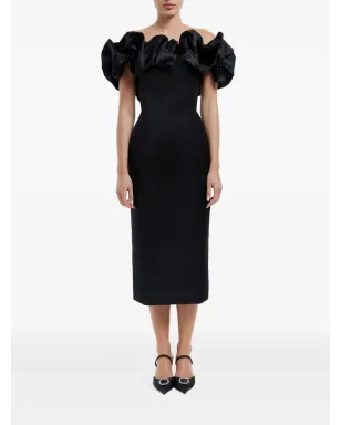 POST MERIDIEM メレンゲ ミディドレス - サムネイル2