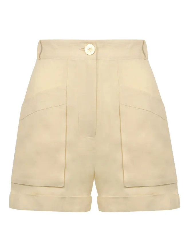 Le Kasha Le Kasha プリーツ入りユーティリティショーツの商品画像