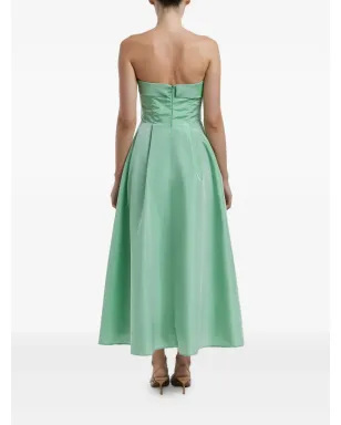 POST MERIDIEM ストラップレス ミディドレス - グリーン - サムネイル4