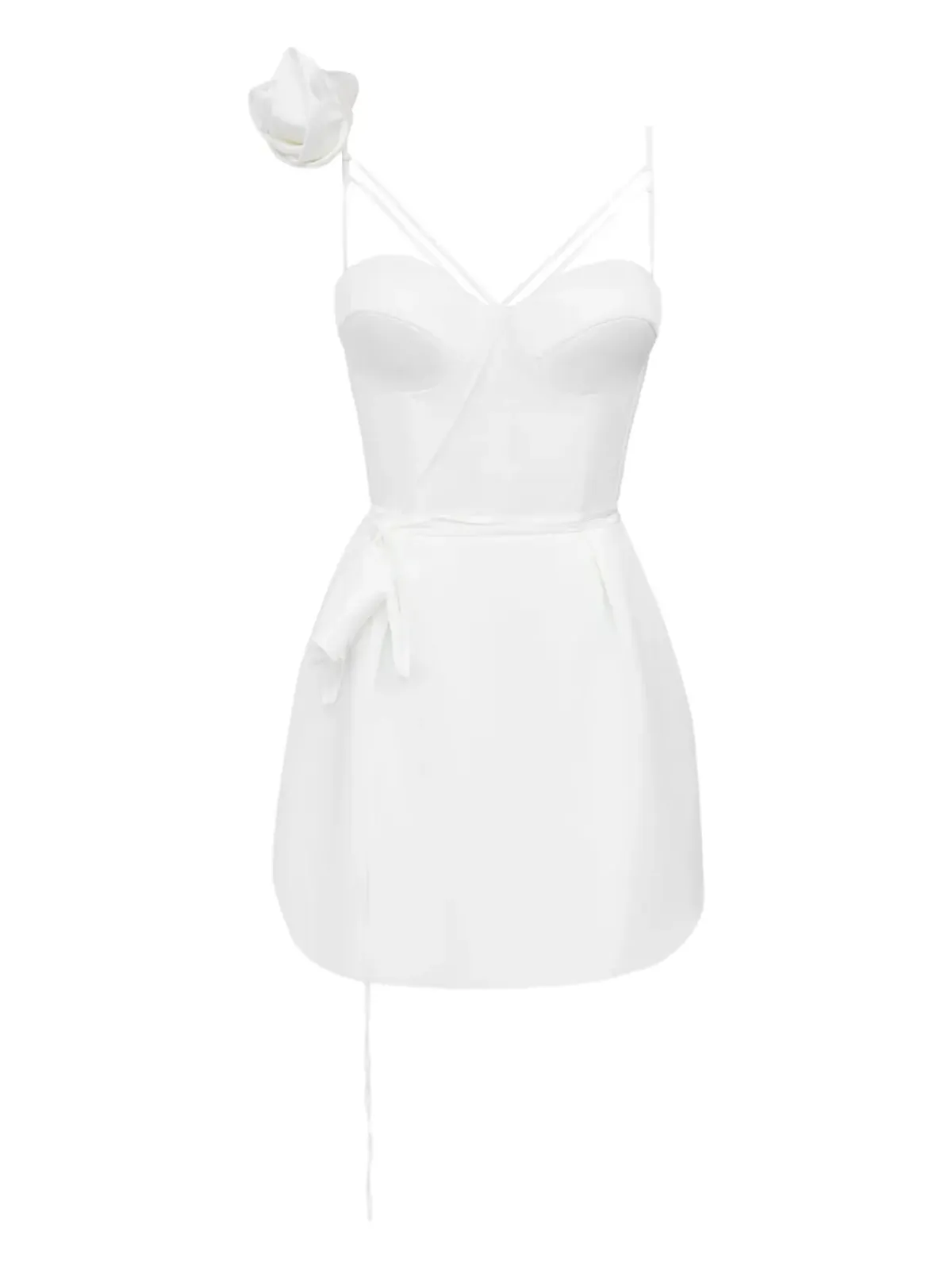 POST MERIDIEM ローズディテール コルセット ミニドレス - 画像1