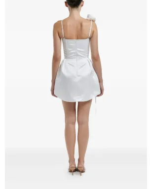 POST MERIDIEM ローズディテール コルセット ミニドレス - サムネイル4