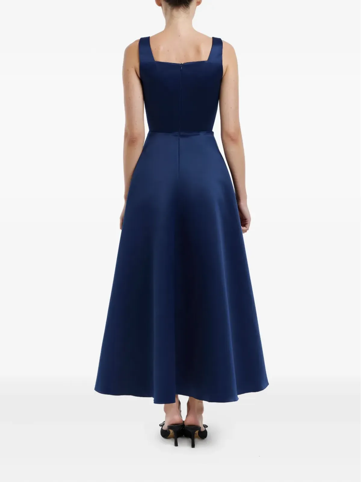 POST MERIDIEM デコレートボディス ミディドレス - 画像4