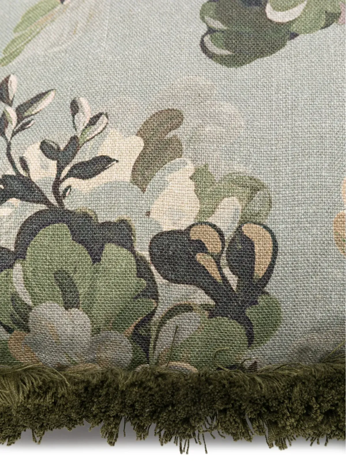 Soho Home 花柄プリントリネンクッション - 画像3