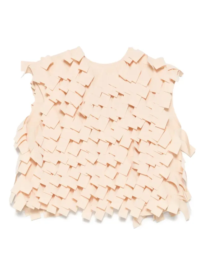 A.W.A.K.E. MODE A.W.A.K.E. Mode フリンジ付きクロップトップの商品画像