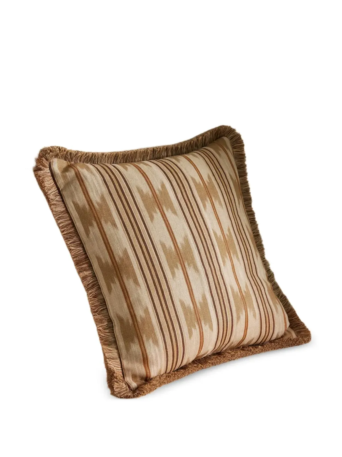Soho Home ワトキンス ストライプ フリンジ クッション - 画像2