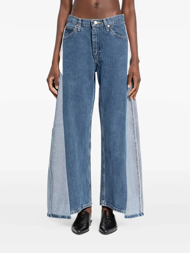 E.L.V DENIM E.L.V DENIM パネルド・ワイドジーンズの商品画像