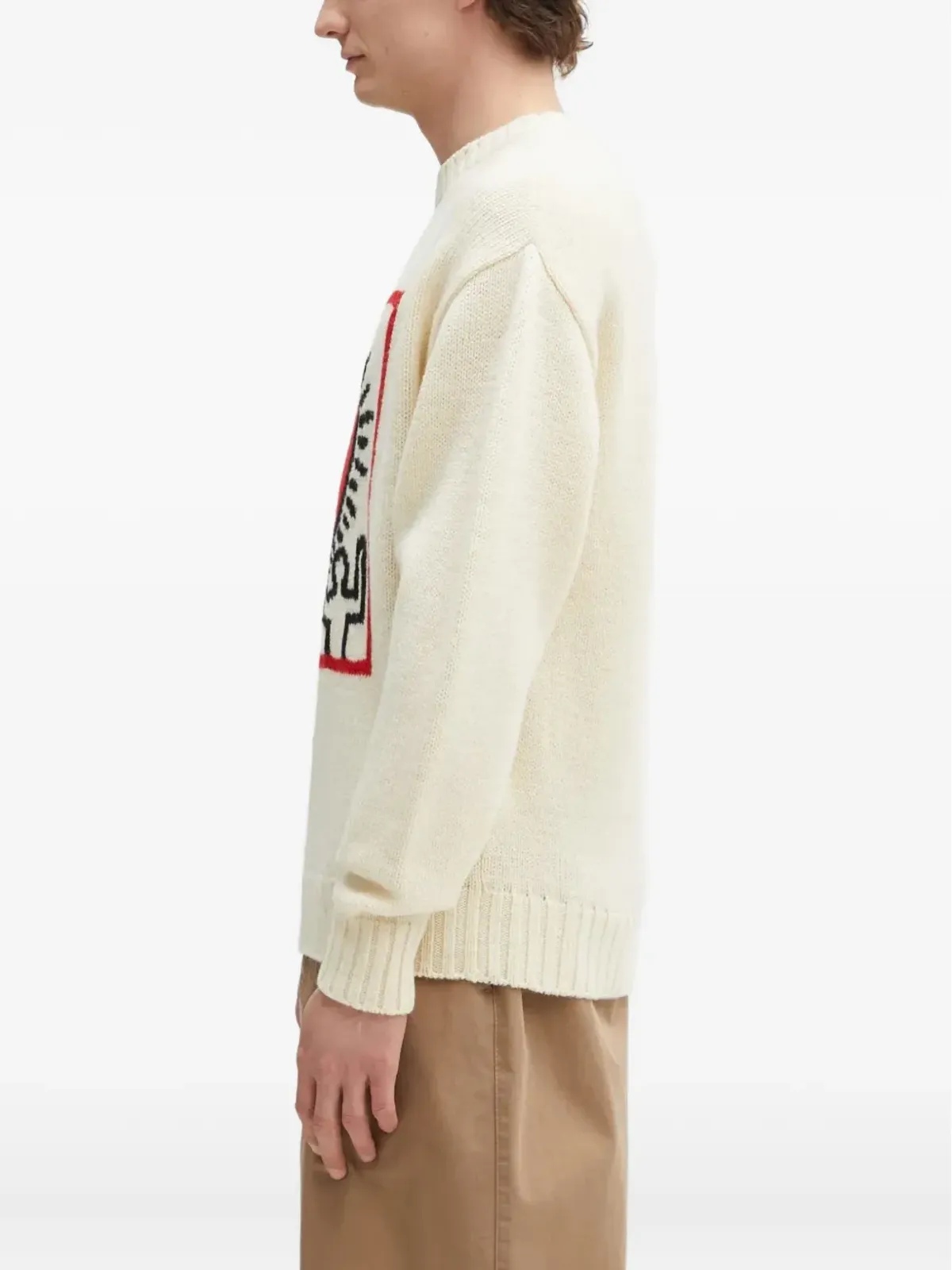 WACKO MARIA ハートモチーフ クルーネックセーター - Neutrals - 画像3
