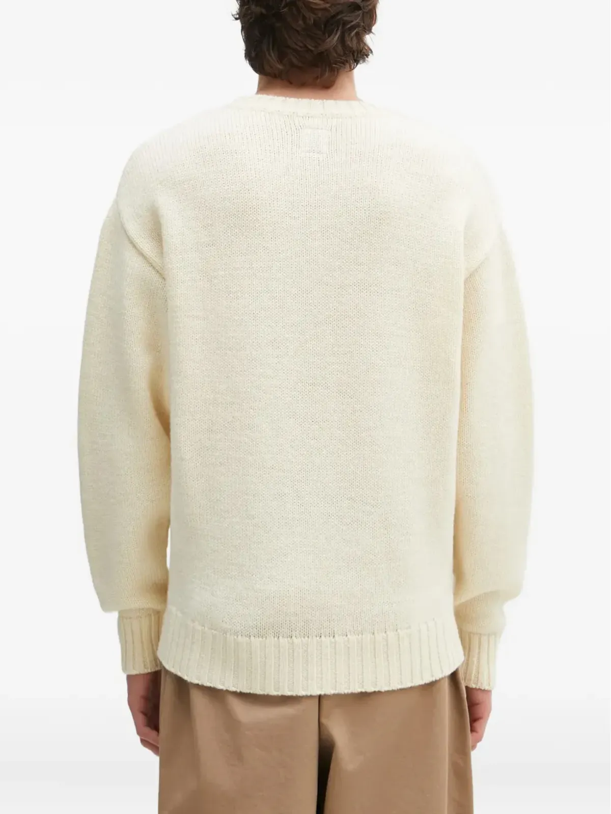 WACKO MARIA ハートモチーフ クルーネックセーター - Neutrals - 画像4