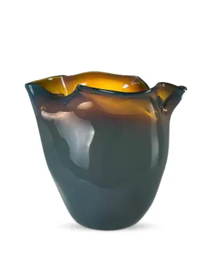 Alexa Lixfeld Conch scalloped-edge glass vase - Green - サムネイル1