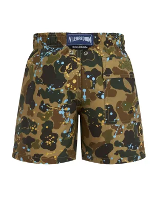 Vilebrequin Kids カモスプラッシュ スイムショーツ - サムネイル2