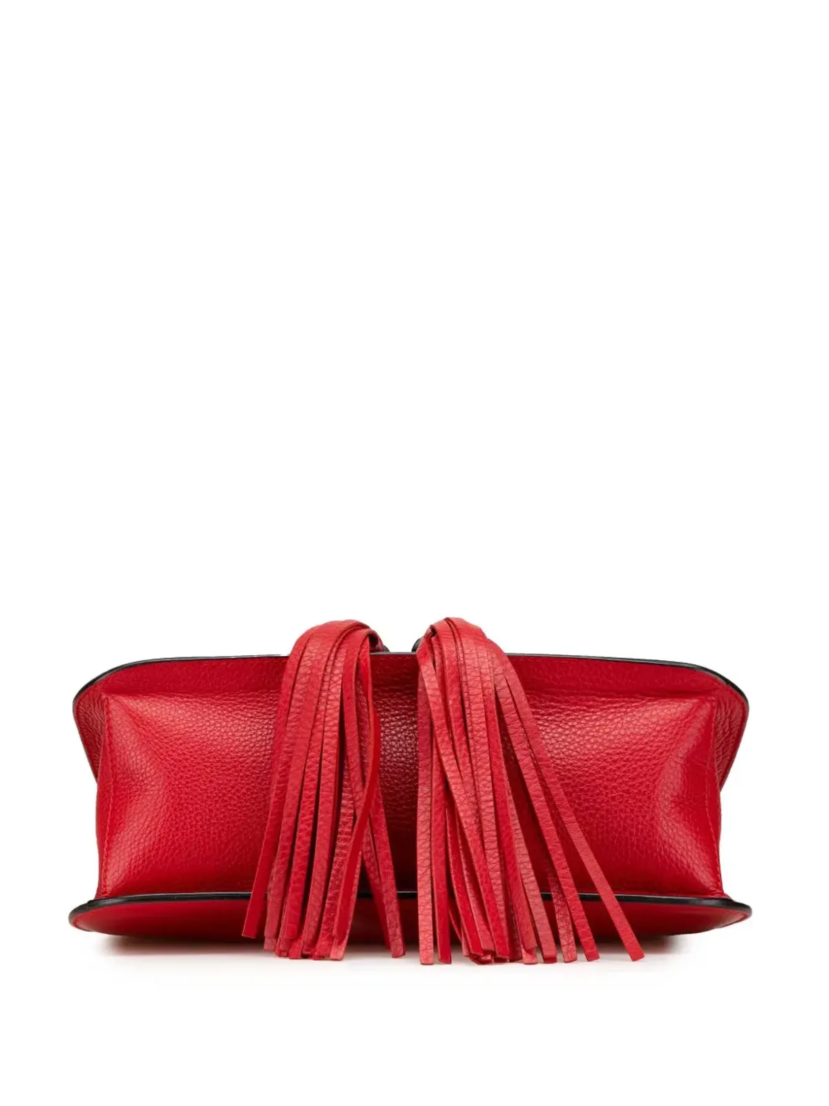 Gucci ビンテージ 2000-2015 レザー バンブー デイリー クロスボディバッグ - レッド - 画像4