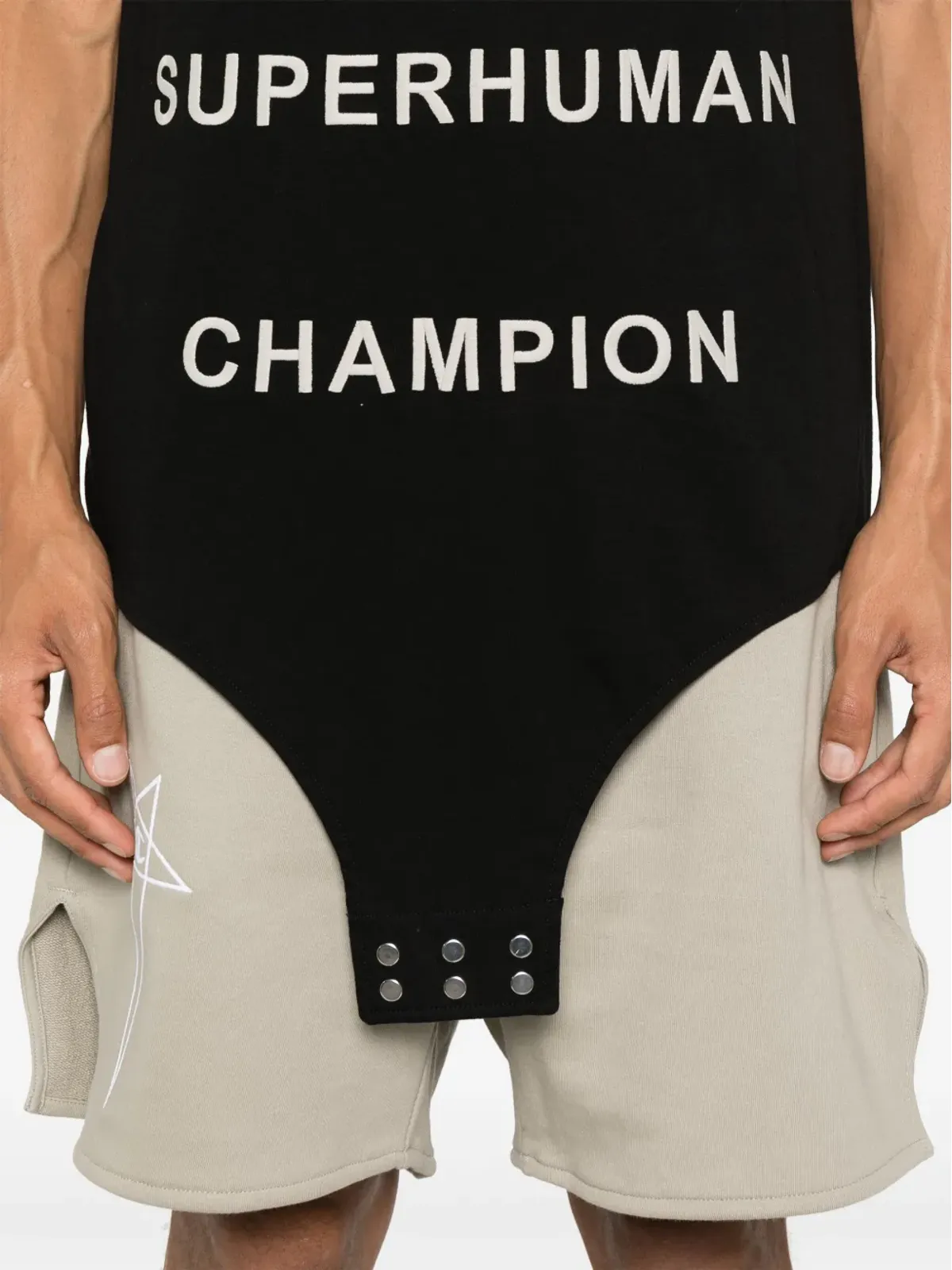 Rick Owens X Champion スローガンプリントベスト - 画像4