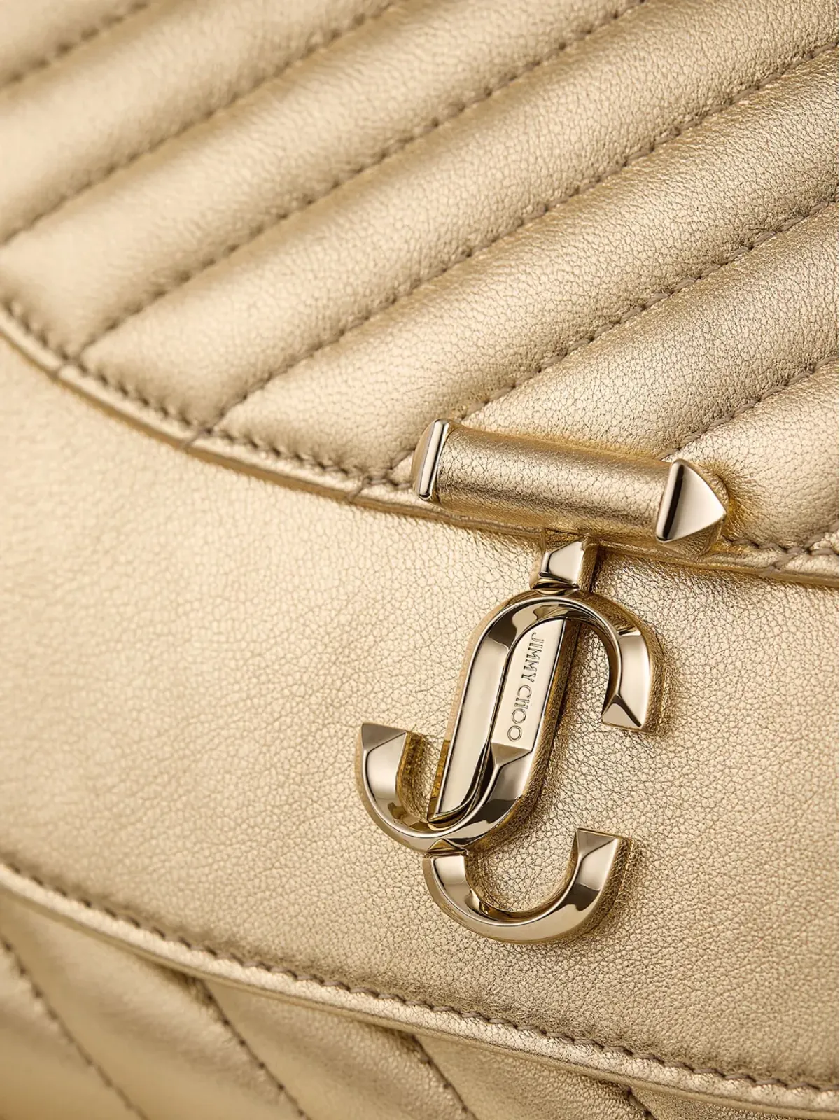 Jimmy Choo カーブ クラッチバッグ - 画像5