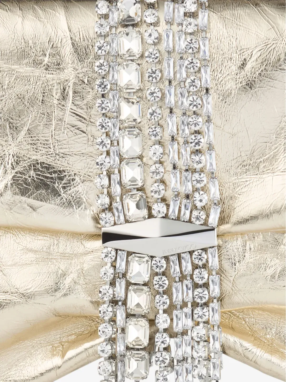 Jimmy Choo ザンドラ ショルダーバッグ - ゴールド - 画像4