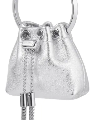 Jimmy Choo ボンボン キーホルダー チャーム - シルバー - サムネイル3