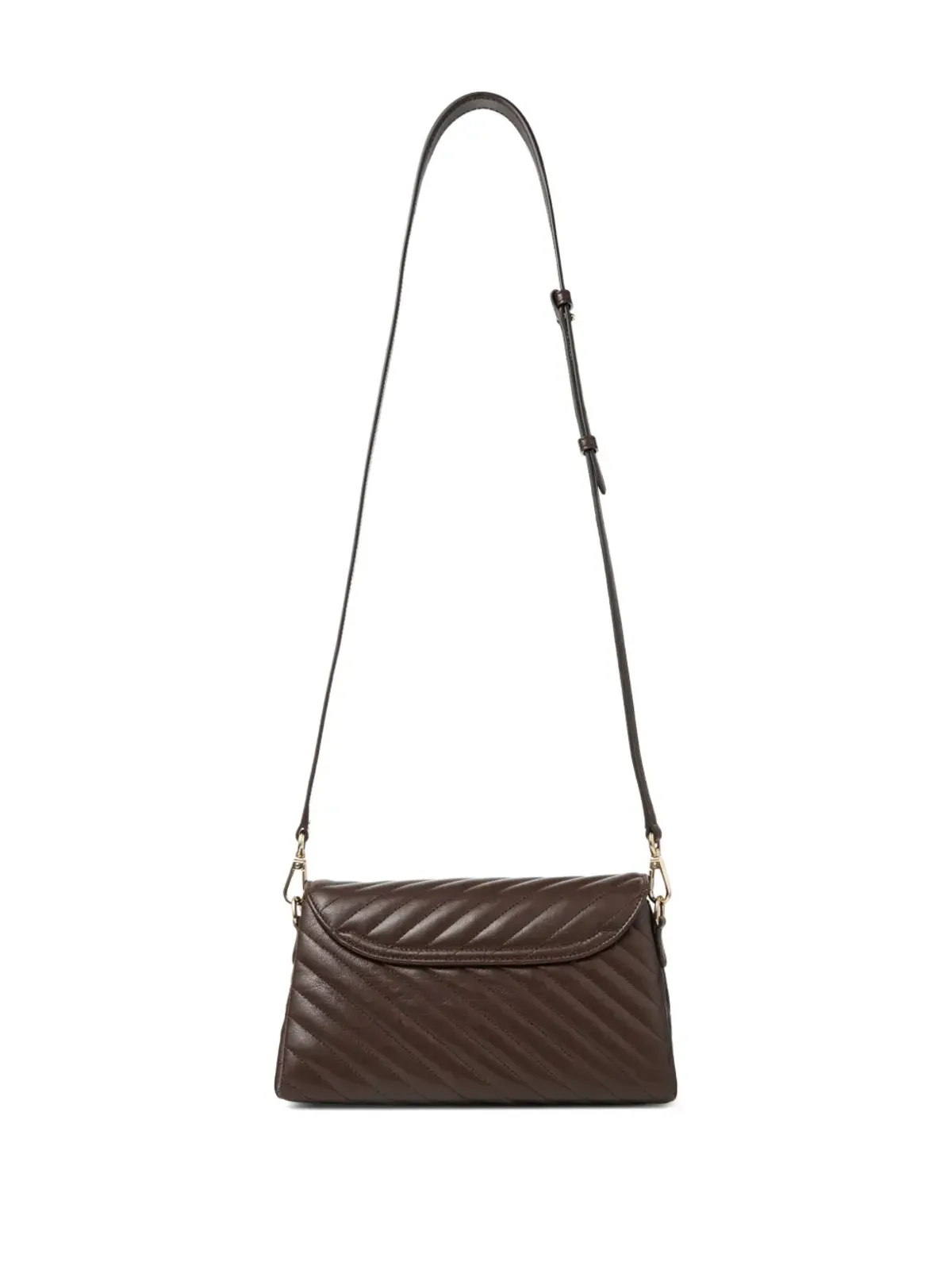 Jimmy Choo 小型Curve レザーショルダーバッグ - ブラウン - 画像2