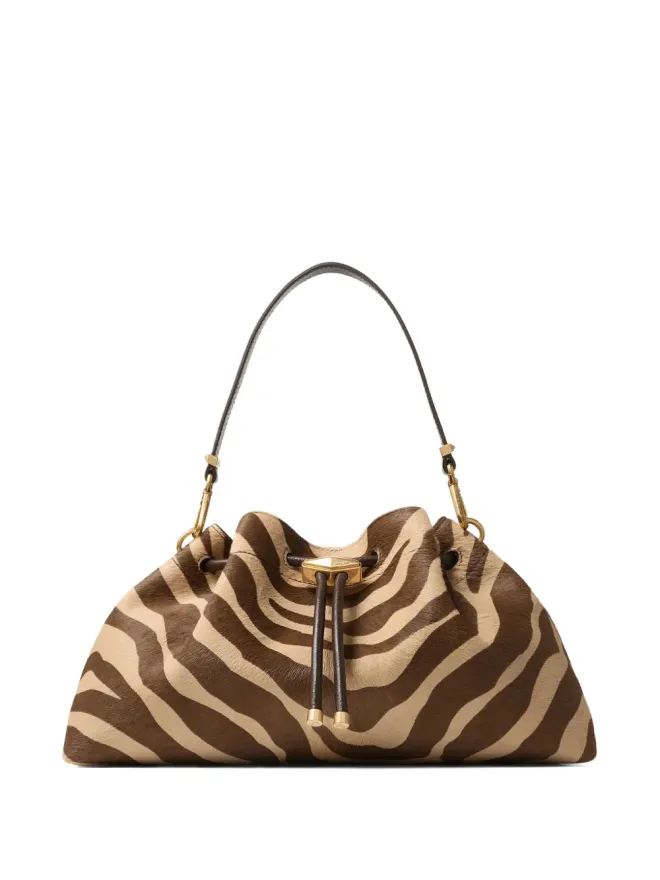 Jimmy Choo Jimmy Choo ミディアム シンチ ゼブラ柄 ショルダーバッグ ブラウンの商品画像