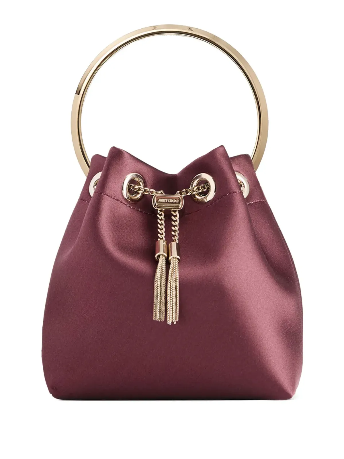 Jimmy Choo ボンボン バケットミニバッグ - レッド - 画像1