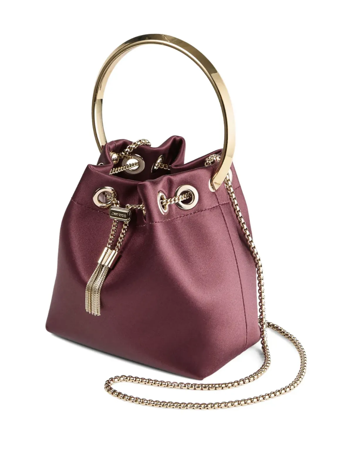 Jimmy Choo ボンボン バケットミニバッグ - レッド - 画像3