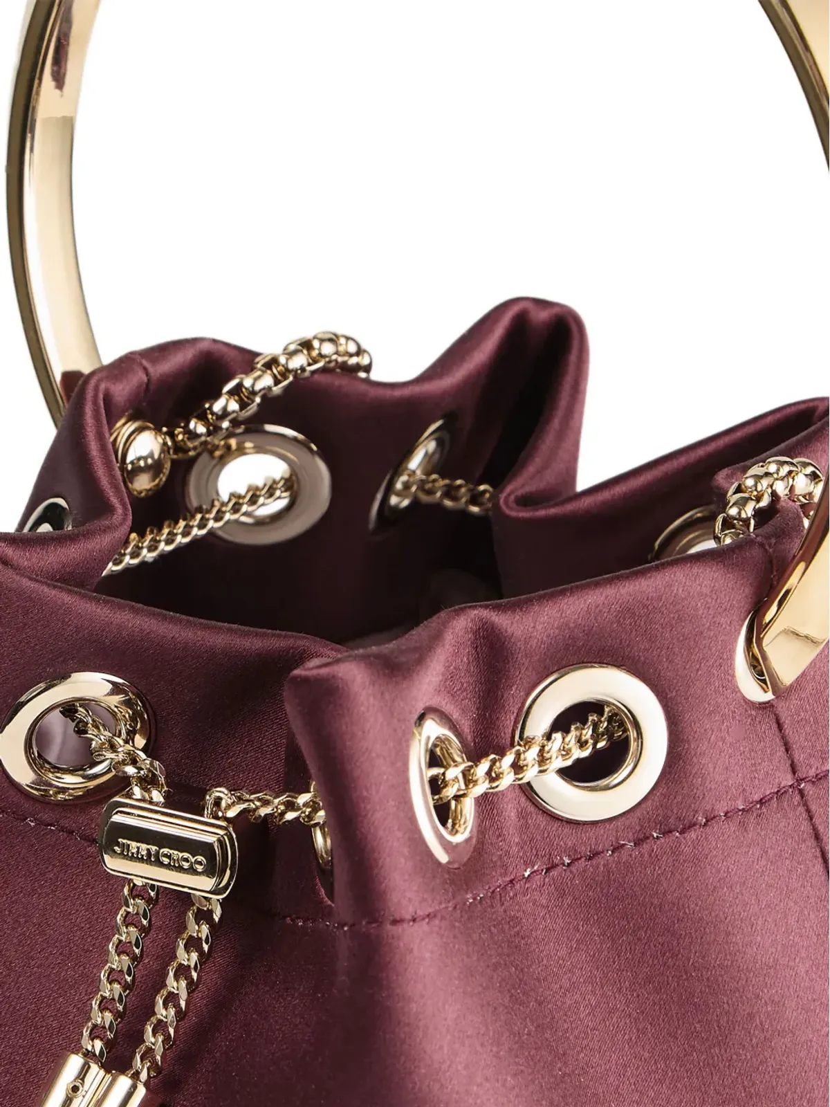 Jimmy Choo ボンボン バケットミニバッグ - レッド - 画像4
