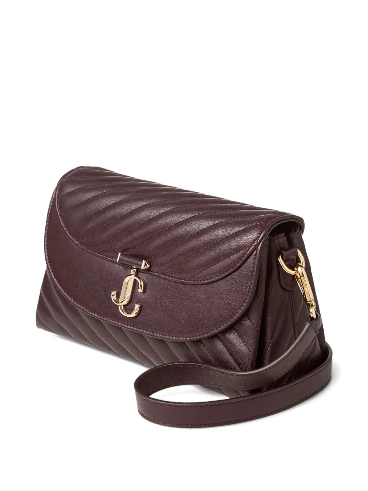 Jimmy Choo カーブ キルティッド ショルダーバッグ - ブラウン - 画像3
