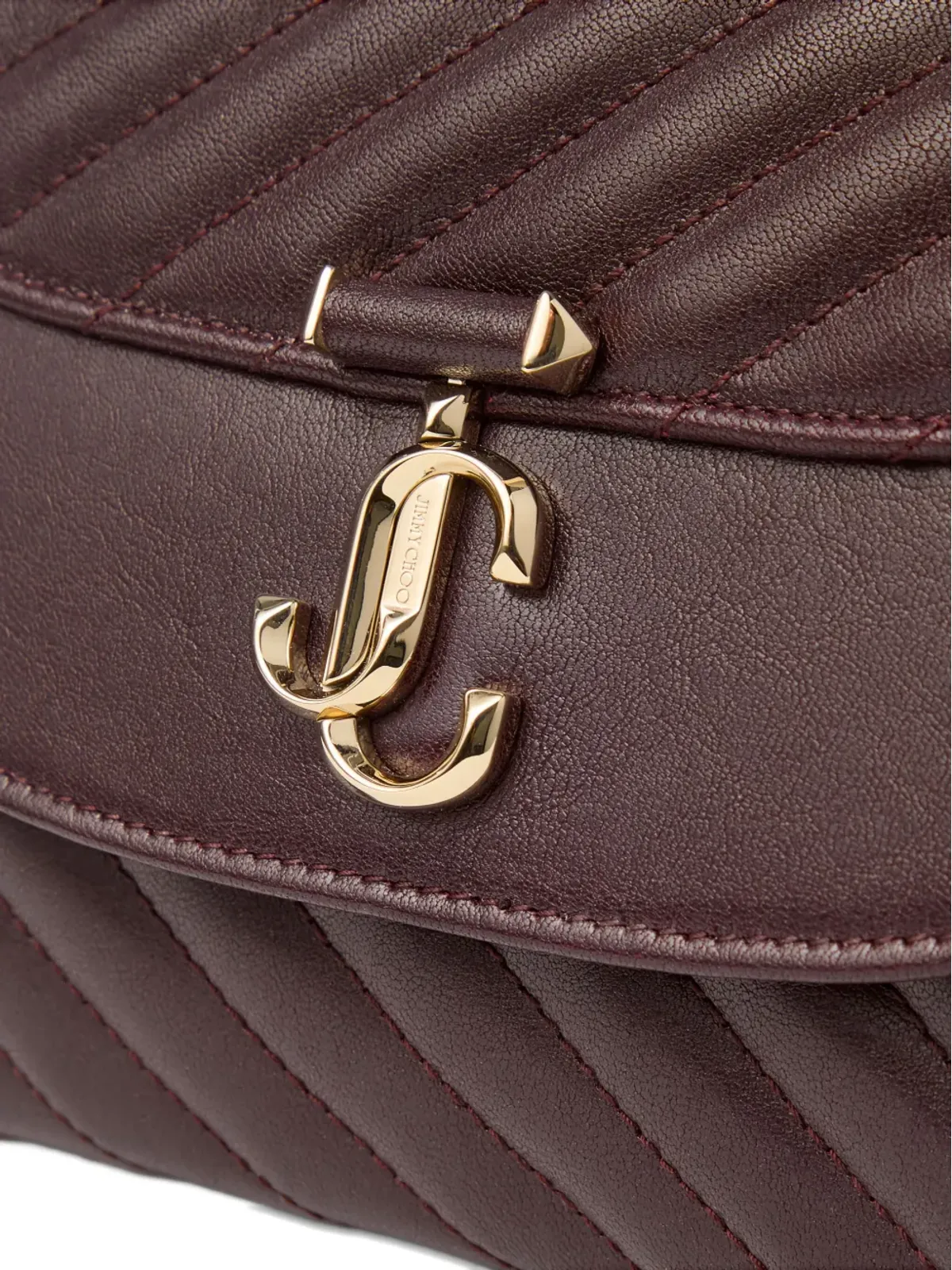 Jimmy Choo カーブ キルティッド ショルダーバッグ - ブラウン - 画像4
