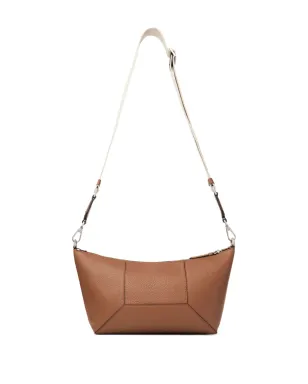 Jimmy Choo zip-detail calfskin messenger bag - Brown - サムネイル2
