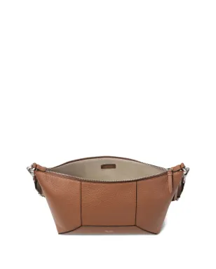Jimmy Choo zip-detail calfskin messenger bag - Brown - サムネイル4