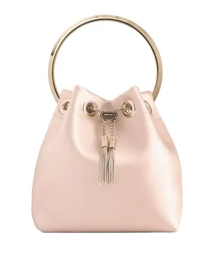 Jimmy Choo Bon Bon 円形ハンドル バケットバッグ - ピンク - サムネイル1