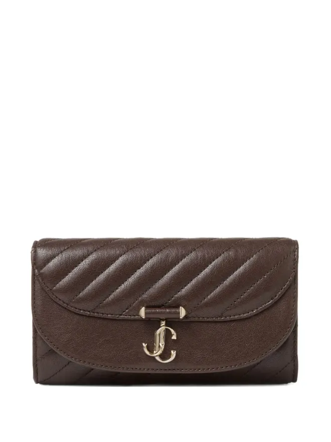 Jimmy Choo Jimmy Choo Curve キルティングクラッチバッグ ブラウンの商品画像