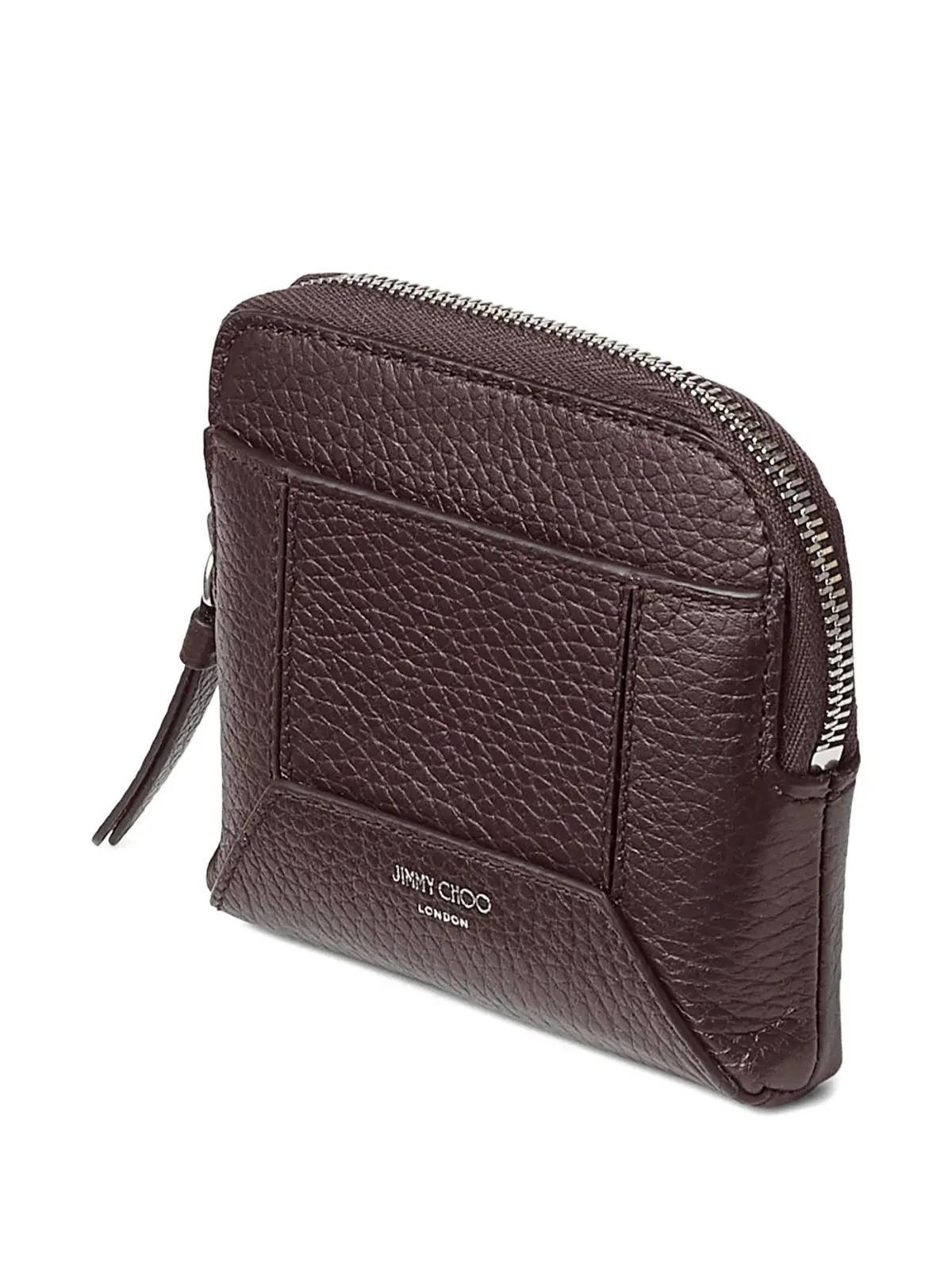 Jimmy Choo ジップトップ レザー ウォレット - レッド - 画像3