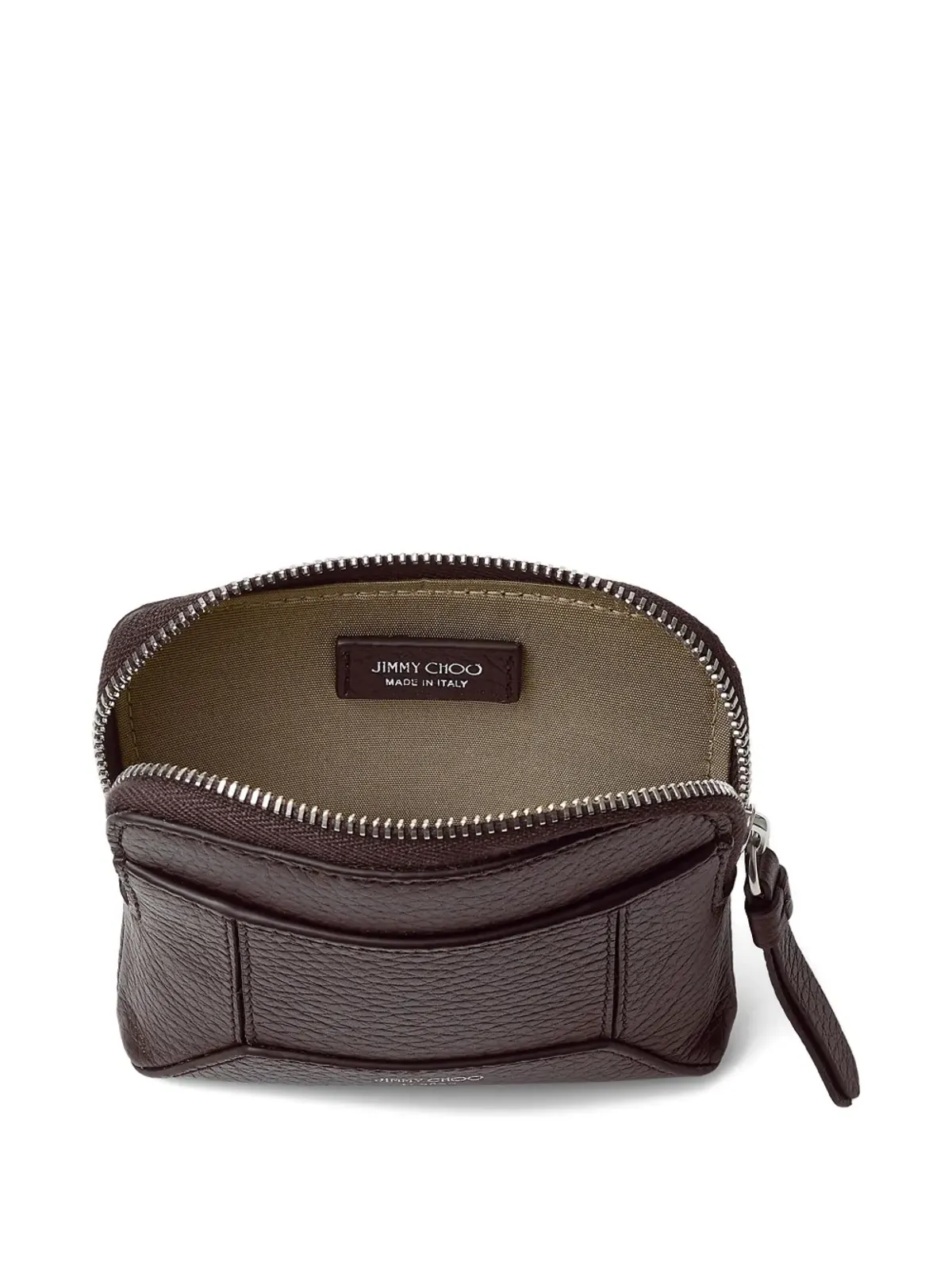Jimmy Choo ジップトップ レザー ウォレット - レッド - 画像4