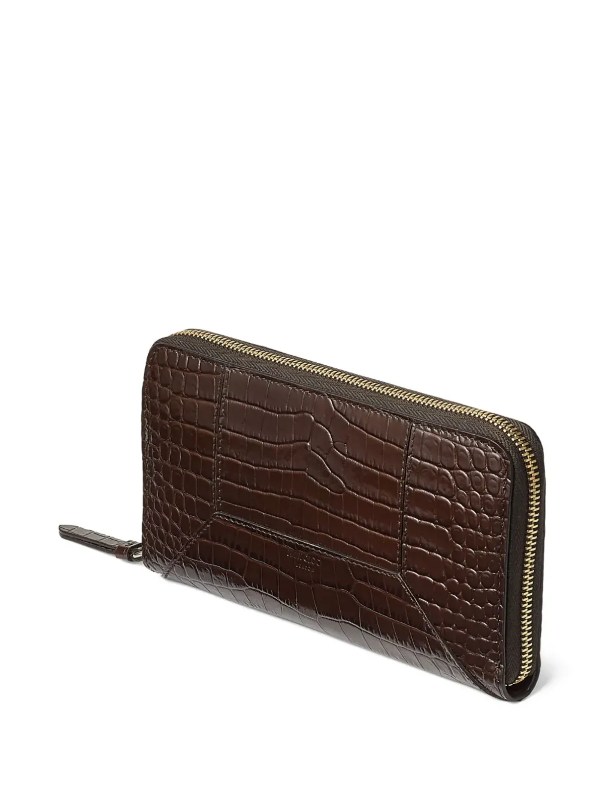 Jimmy Choo Pippa クロコダイル風ジップアラウンド ウォレット - ブラウン - 画像3