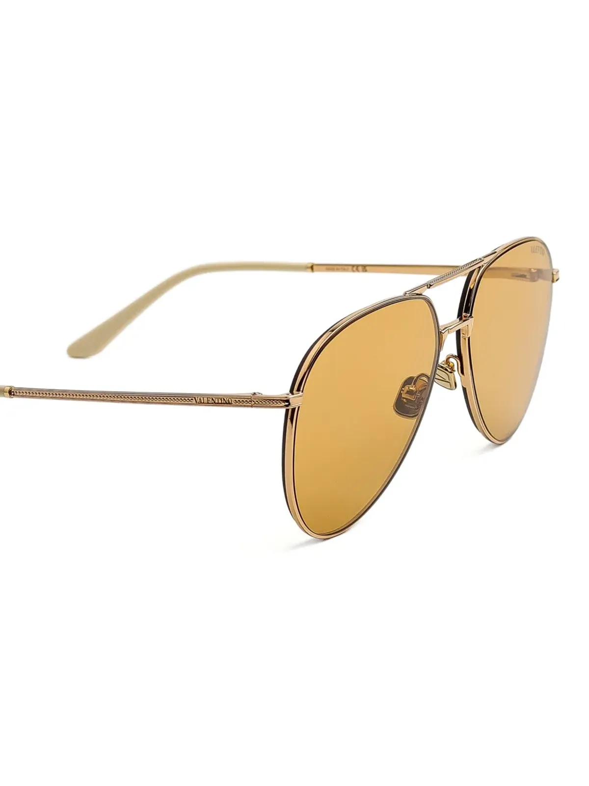 VALENTINO GARAVANI EYEWEAR パイロットフレーム サングラス - 画像3