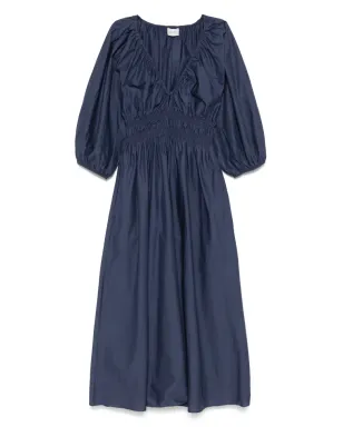 Matteau オーガニックコットンドレス ネイビー - サムネイル1