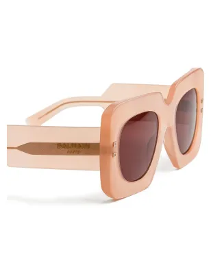 Balmain Eyewear ロゴ入りサングラス - サムネイル2