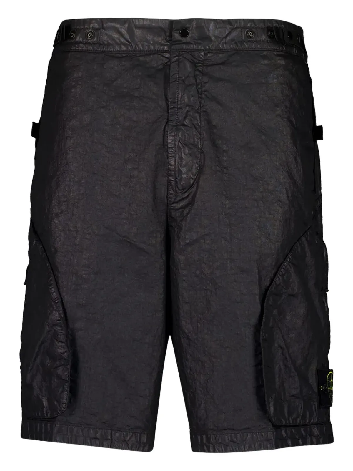 Stone Island L100010 カーゴポケットショーツ - ブラック - 画像2
