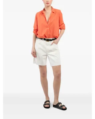 Xirena オレンジ色の長袖ボタン留めシャツ - サムネイル2