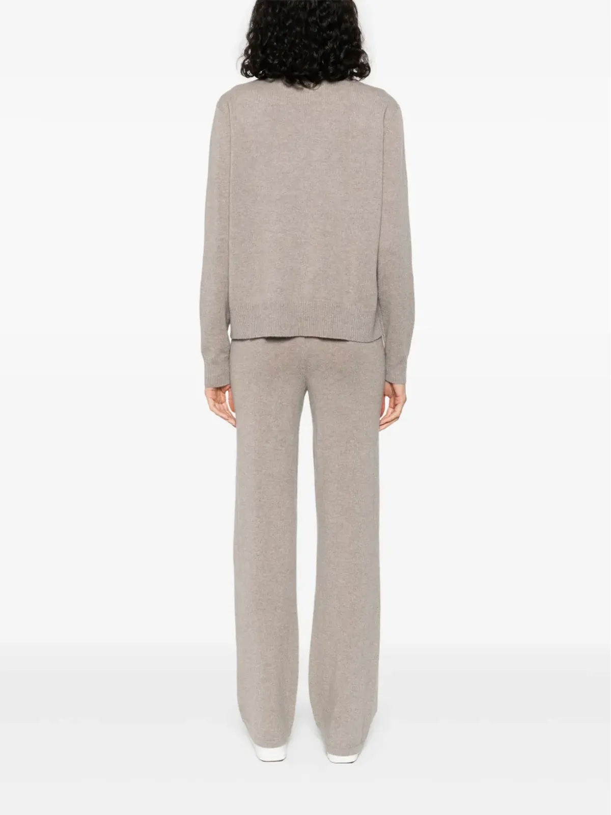 Soft Goat ニットカシミアセット ジャンパーとストレートレッグパンツ - 画像3