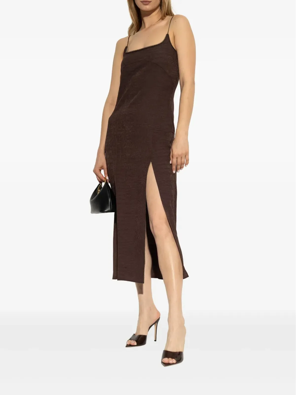 Gianvito Rossi 100mm レザー ヒール付きミュール - レッド - 画像5