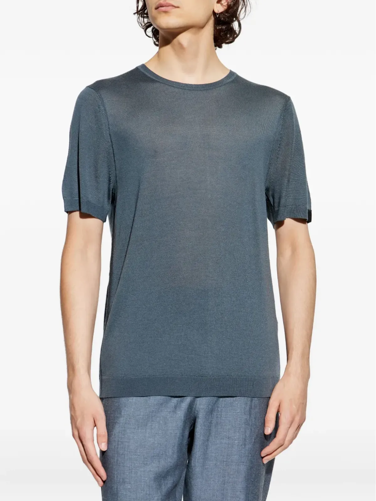 rag & bone ベーシック Tシャツ グレー - 画像3